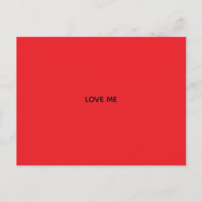 CARTE POSTALE AIME MOI  (Devant)