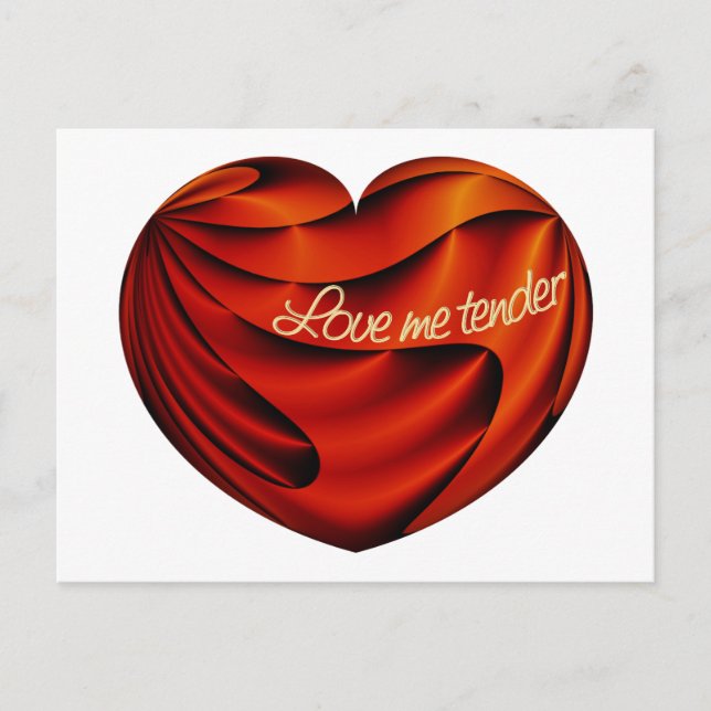 Carte Postale Aime-moi tendrement (Devant)