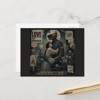 Carte Postale Aime ton oppresseur