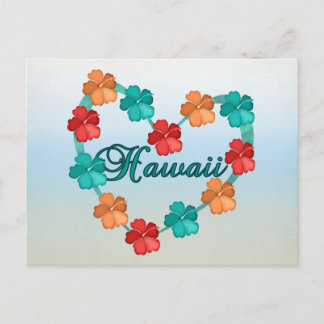 Carte Postale Aimer Hawaii