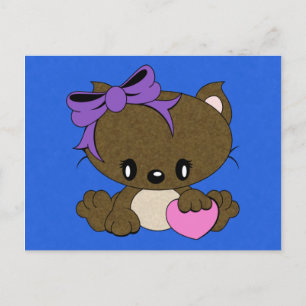 Carte Postale Aimer Kitty
