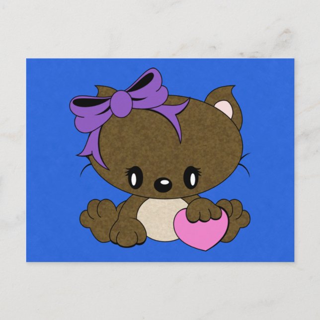 Carte Postale Aimer Kitty (Devant)
