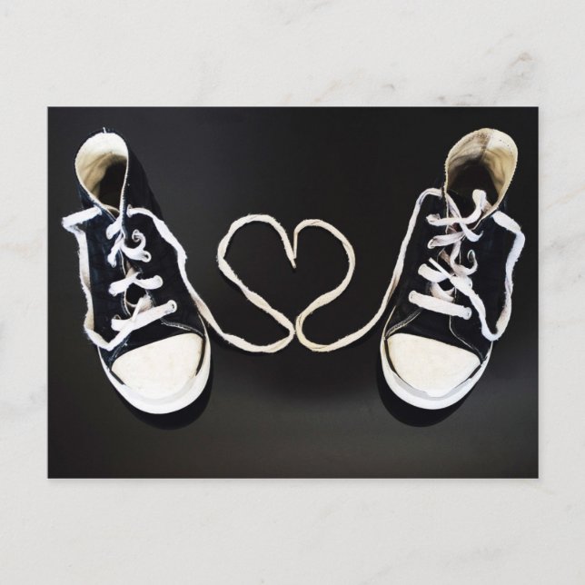 Carte Postale Aimer mes chaussures (Devant)