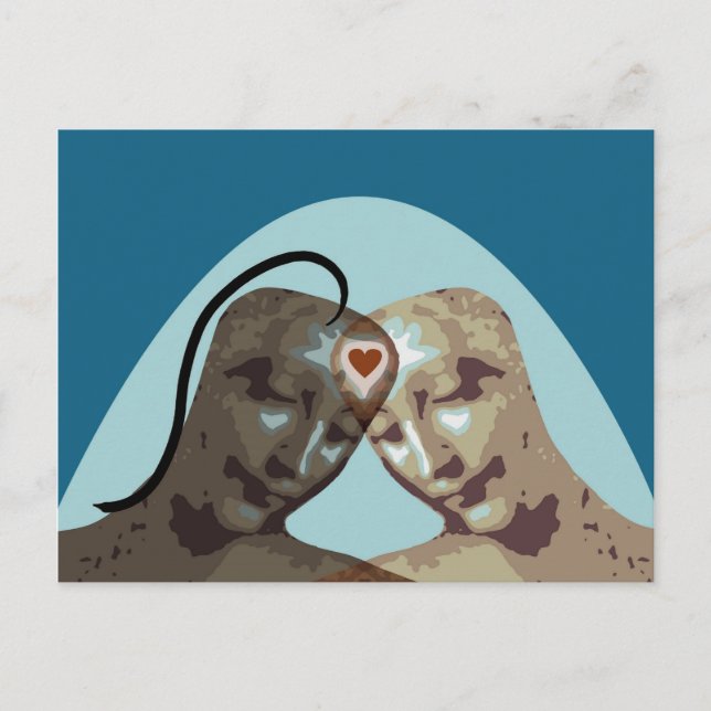 Carte Postale Aimer pour toujours (Devant)