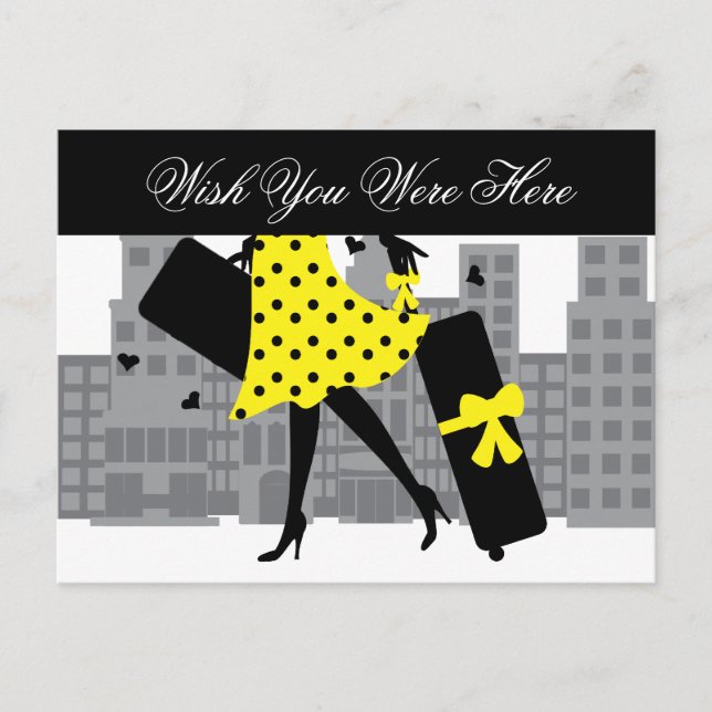 Carte Postale Aimer voyager (Devant)