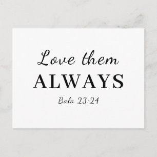 Carte Postale Aimez-les quand même Luke 23:34 Design