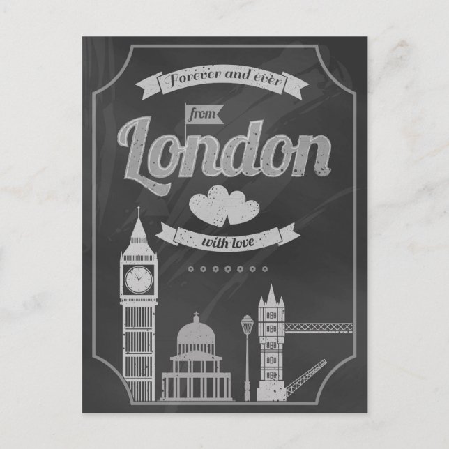 Carte Postale aimez Londres  (Devant)