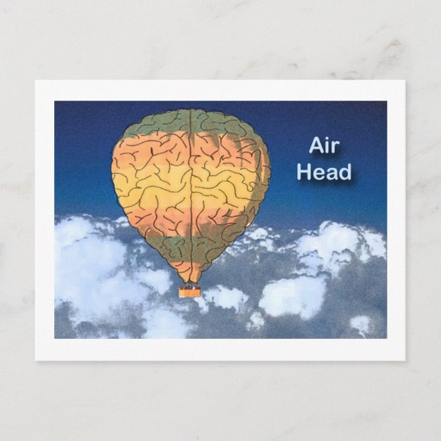 Carte Postale Air Head : Ballon à air chaud (Devant)