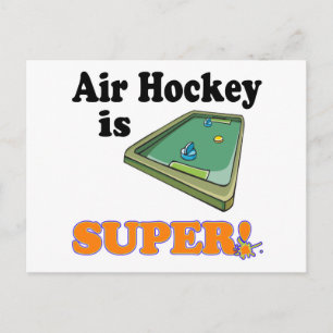 Carte Postale air hockey est super