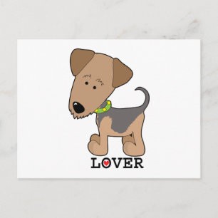 Carte Postale Airdale Lover