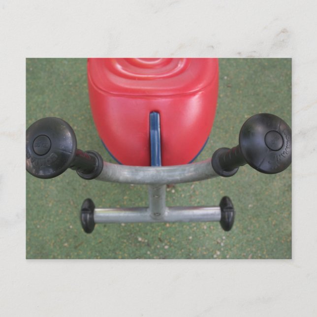 Carte Postale Aire de jeu pour enfants 22 Red Teeter-totter pc (Devant)