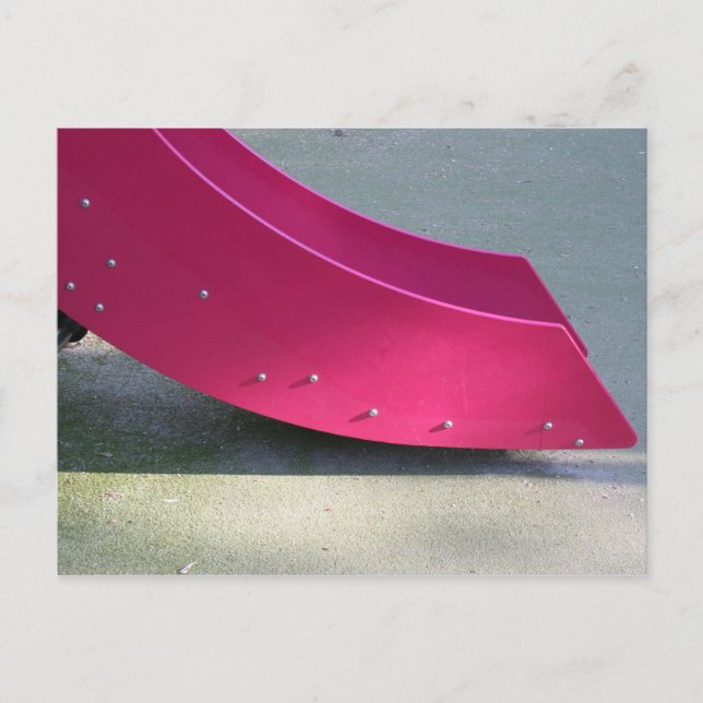 Carte Postale Aire de jeux pour enfants 28 Red Slide Postcard (Devant)