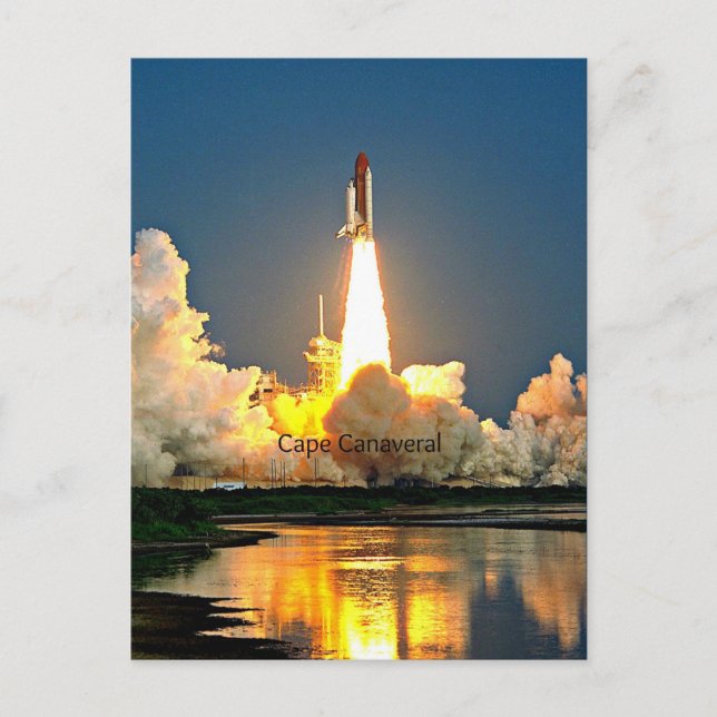 Carte Postale Aire de lancement de Cap Canaveral Floride (Devant)