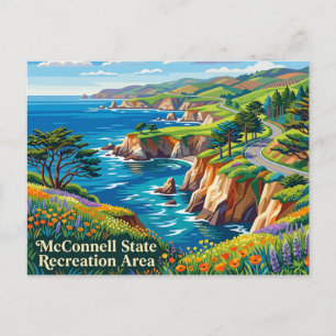 Carte Postale Aire de loisirs d'État McConnell Californie