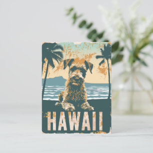 Carte Postale Airedale Hawaii Voyage de vacances