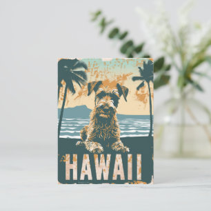 Carte Postale Airedale Hawaii Voyage de vacances