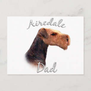 Carte Postale Airedale Terrier Papa 2