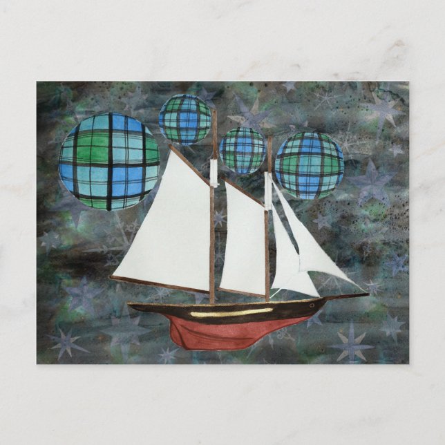 Carte Postale Airship Campbell (Devant)