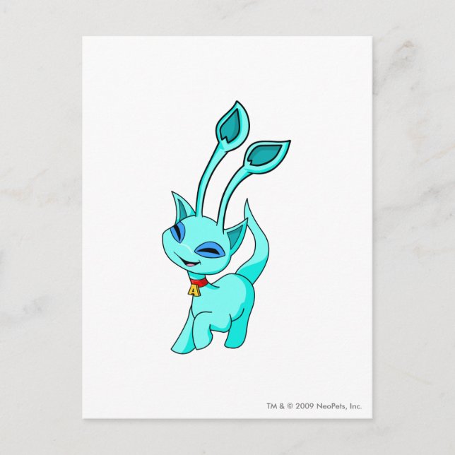 Carte Postale Aisha Blue (Devant)