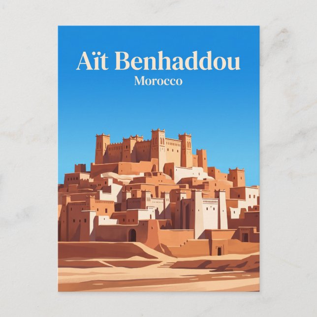 Carte Postale Aït Benhaddou Maroc (Devant)