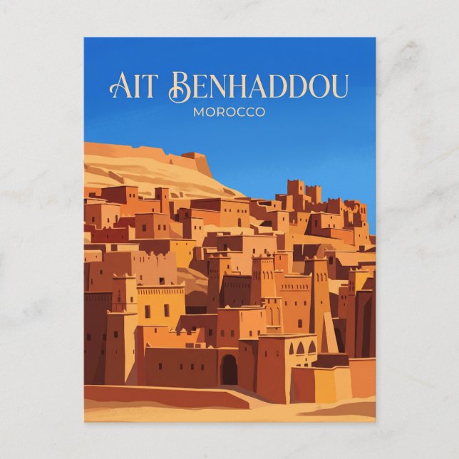 Carte Postale Aït Benhaddou Maroc (Devant)