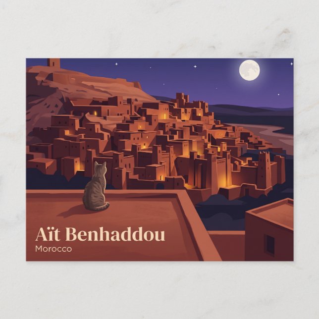 Carte Postale Aït Benhaddou Maroc (Devant)