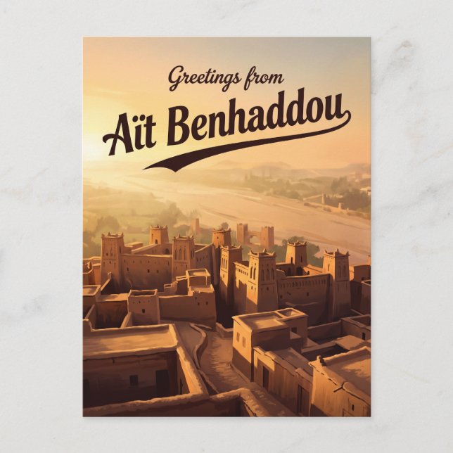 Carte Postale Aït Benhaddou Maroc (Devant)