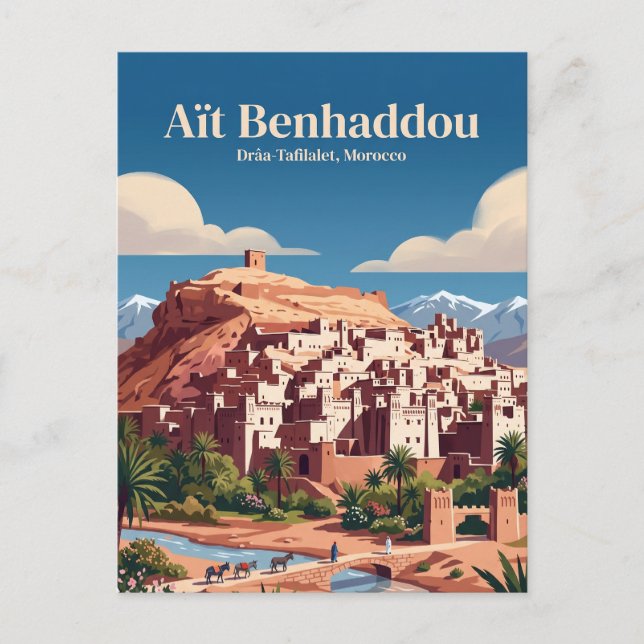 Carte Postale Aït Benhaddou Maroc (Devant)