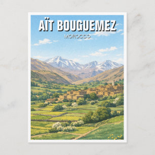 Carte Postale Aït Bouguemez Voyage Maroc