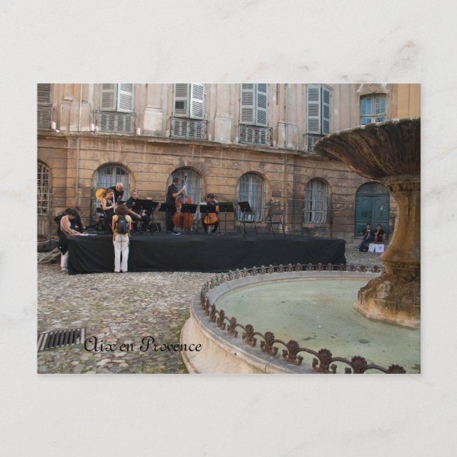 Carte postale Aix en Provence (Devant)