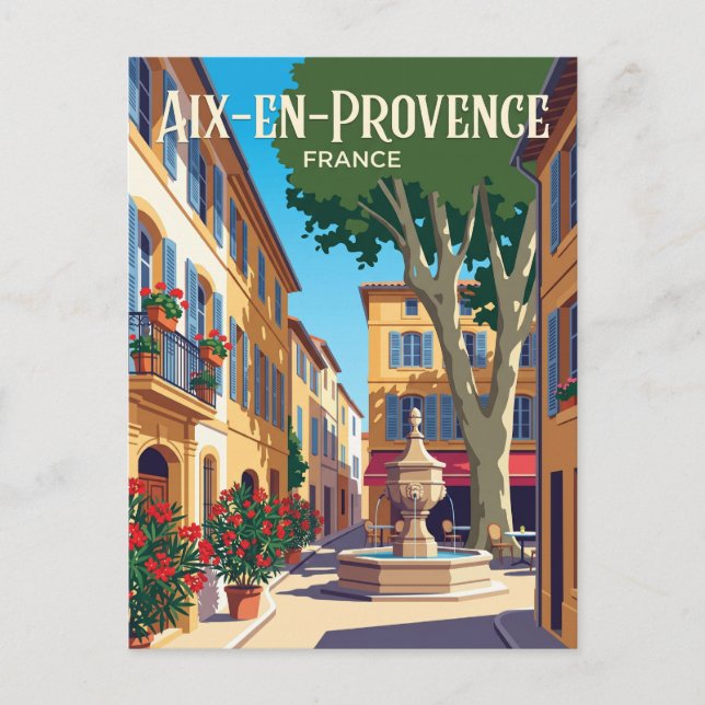 Carte Postale Aix-en-Provence France (Devant)