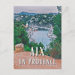 Carte Postale Aix-en-Provence Photo Vintage
