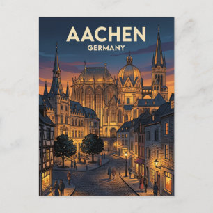 Carte Postale Aix-la-Chapelle Allemagne