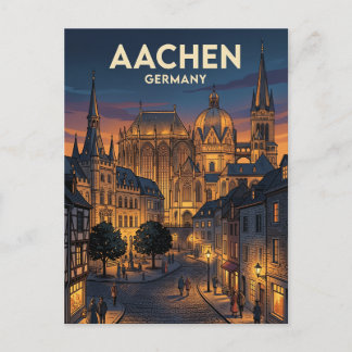 Carte Postale Aix-la-Chapelle Allemagne