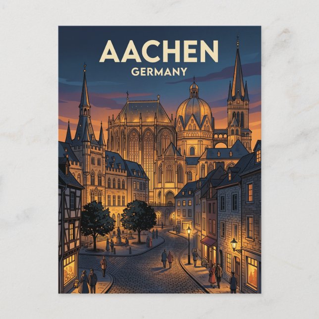 Carte Postale Aix-la-Chapelle Allemagne (Devant)