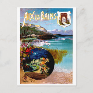 Carte Postale Aix Les Bains Scenery, France