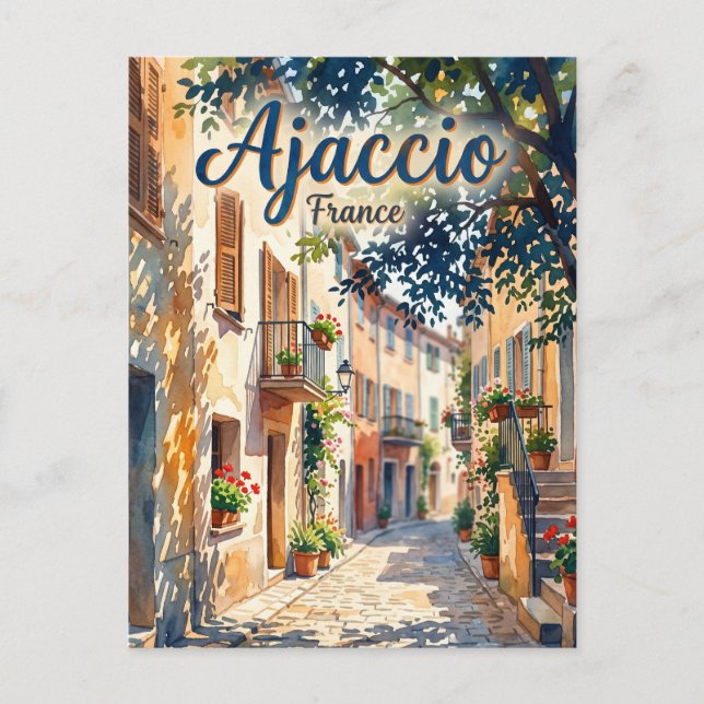 Carte Postale Ajaccio France (Devant)