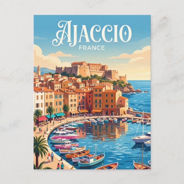 Carte Postale Ajaccio France (Devant)