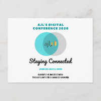 Carte postale AJL Digital Conference 2020
