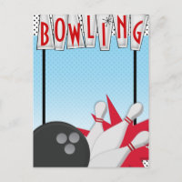 AJOUTER TEXTE Événement de nuit de bowling rétro v