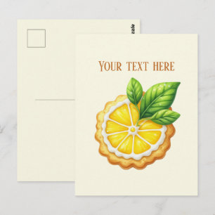 Carte Postale ajouter un message nom de l'entreprise boulangerie