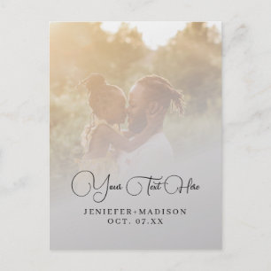 Carte Postale Ajouter votre photo et votre texte   Script