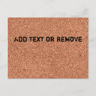 Carte Postale Ajouter votre propre texte ou aucun sur le carton