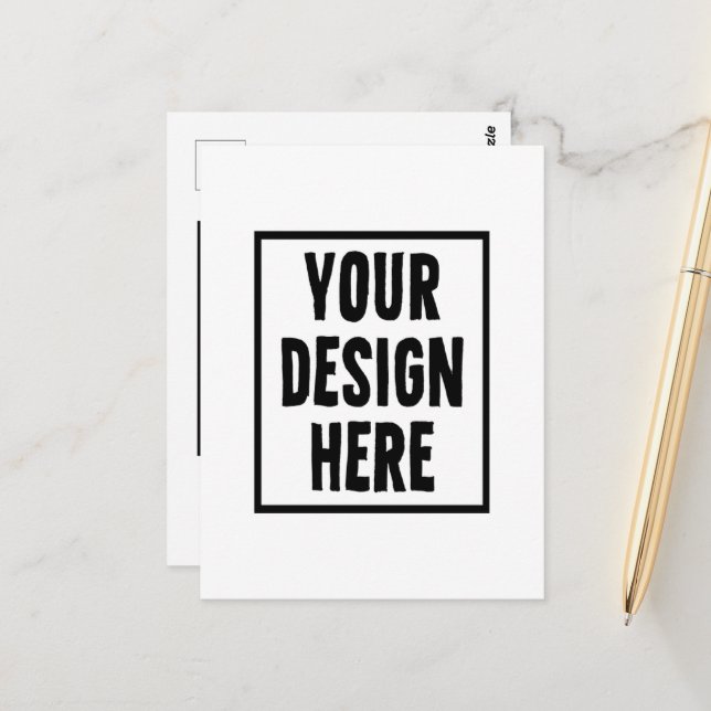 Carte Postale  Ajoutez votre design ici (Devant/Arrière en situation)