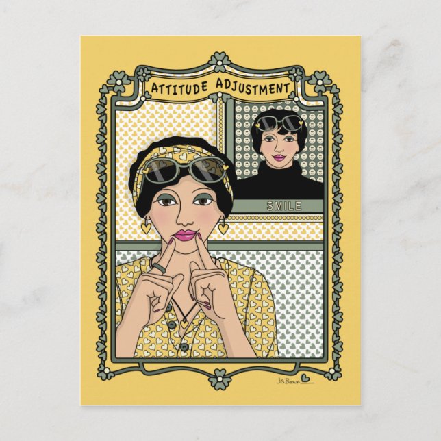 Carte postale Ajustement d'assiette_C_ (Devant)