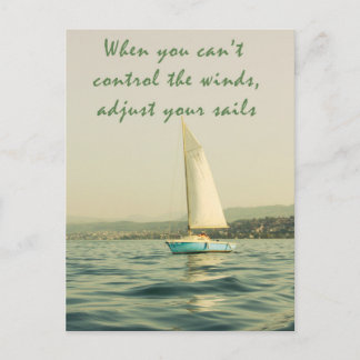 Carte Postale Ajustez vos voiles