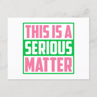 Carte Postale AKA C'est une affaire sérieuse 1908