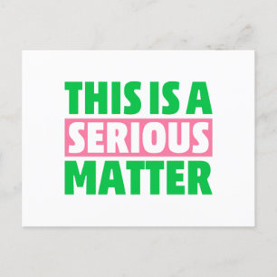 Carte Postale AKA Sorority C'est une affaire sérieuse 1908