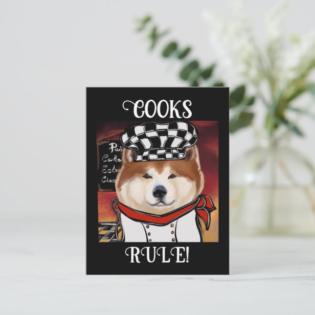 CARTE POSTALE AKITA       (Debout devant)