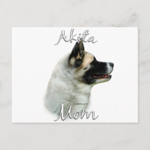 Carte Postale Akita Mom 2